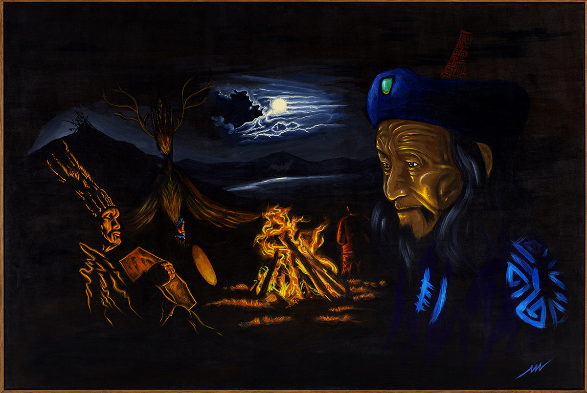 Mongolian Meditation - Original Oil Painting