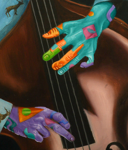 Jazz Hands  - Original Oil Painting