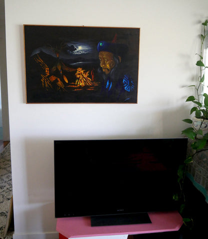 Mongolian Meditation - Original Oil Painting