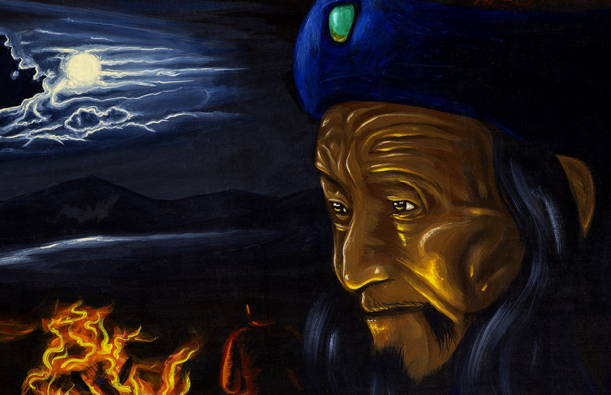 Mongolian Meditation - Original Oil Painting