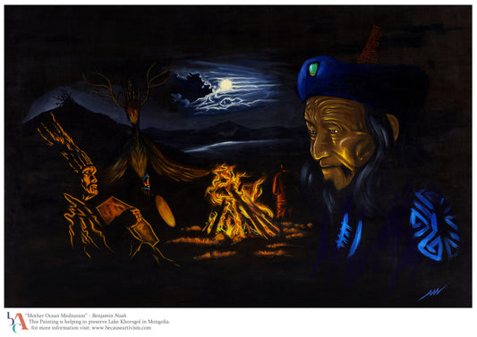 Mongolian Meditation - Fine Art Print