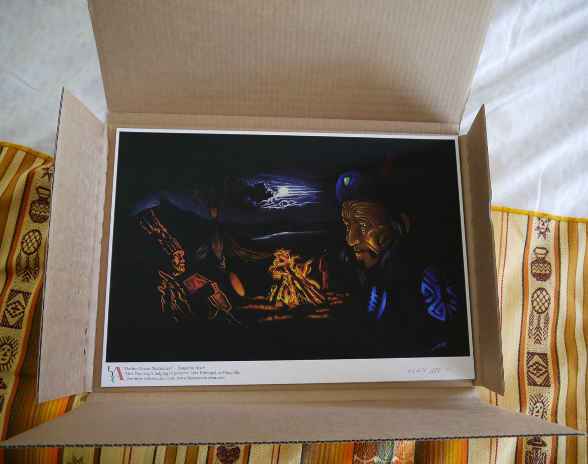 Mongolian Meditation - Fine Art Print